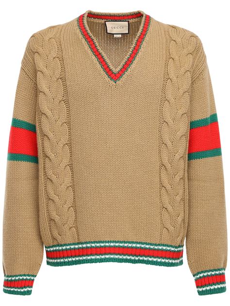 how much does gucci designer winter sweaters retail for|Gucci sweater now.